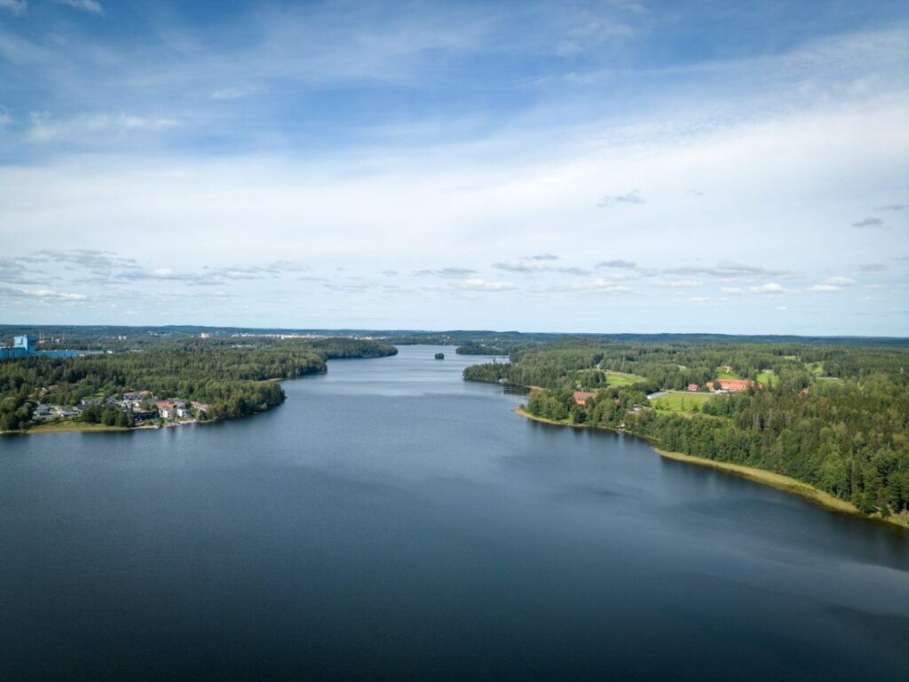 Näkymä Katumajärvelle Mantereenlinnasta